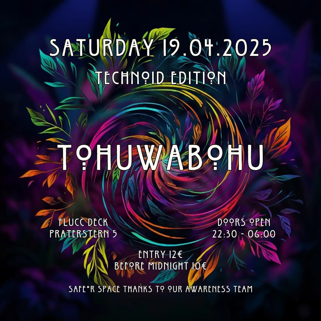 Flyer of Tohuwabohu - Technoid Edition