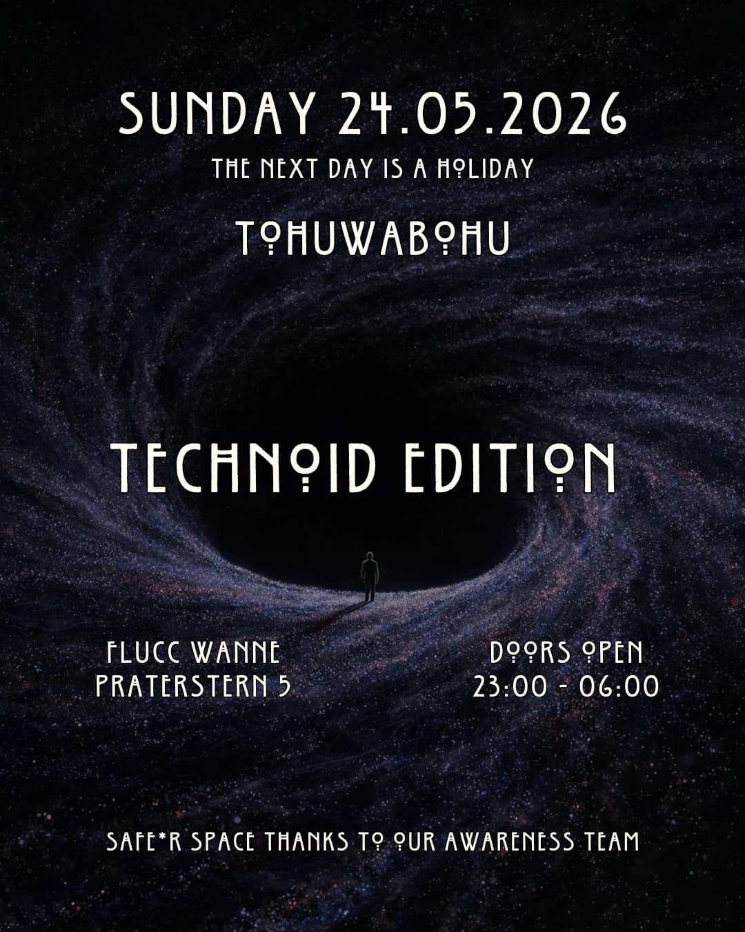 Flyer of Tohuwabohu - Technoid Edition