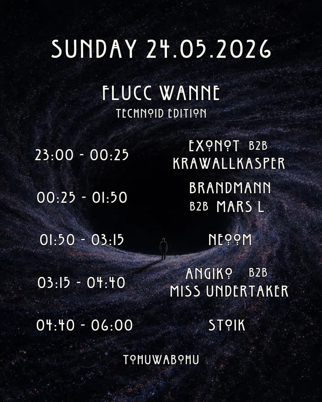 Lineup of Tohuwabohu - Technoid Edition