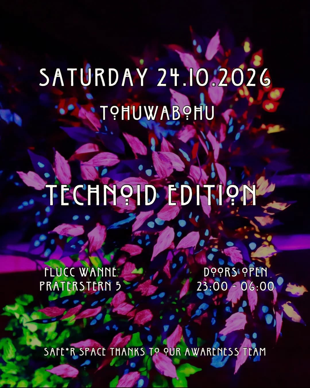 Flyer of Tohuwabohu - Technoid Edition