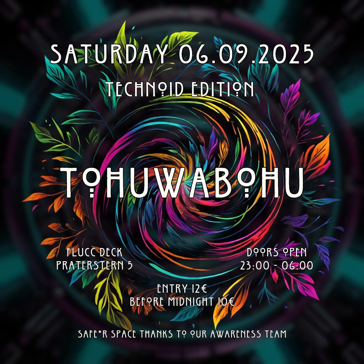 Flyer of Tohuwabohu - Technoid Edition