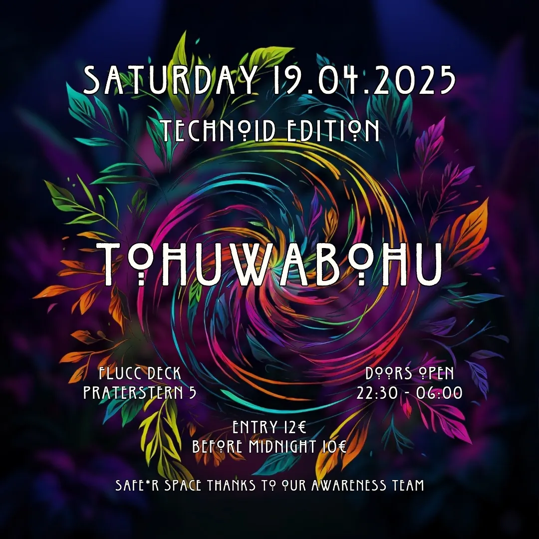 Flyer of Tohuwabohu - Technoid Edition