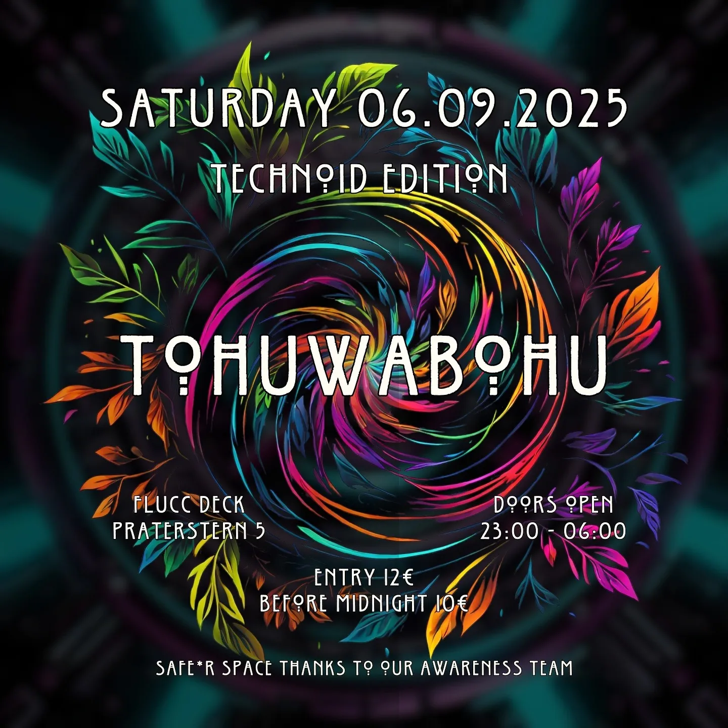 Flyer of Tohuwabohu - Technoid Edition